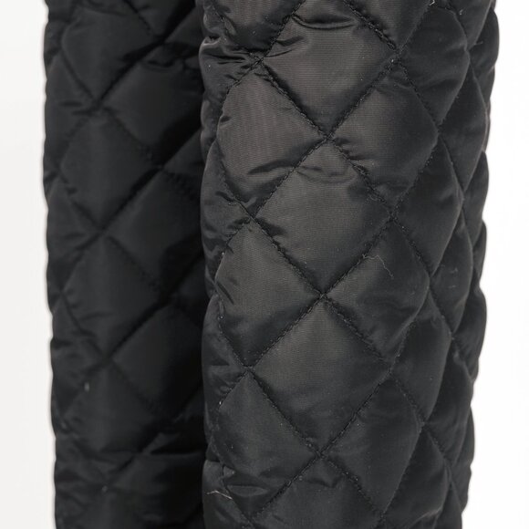 Moncler New Cernobbio Black Quilted Leather Wedge Boots - Picture 10 of 11